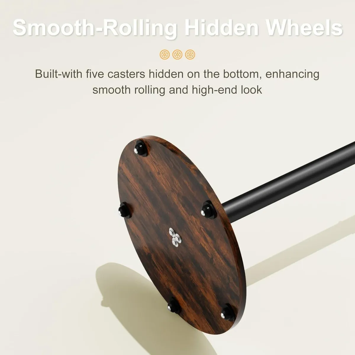 Floor TV Stand on Wheels for 40-75 Inch - Image 3