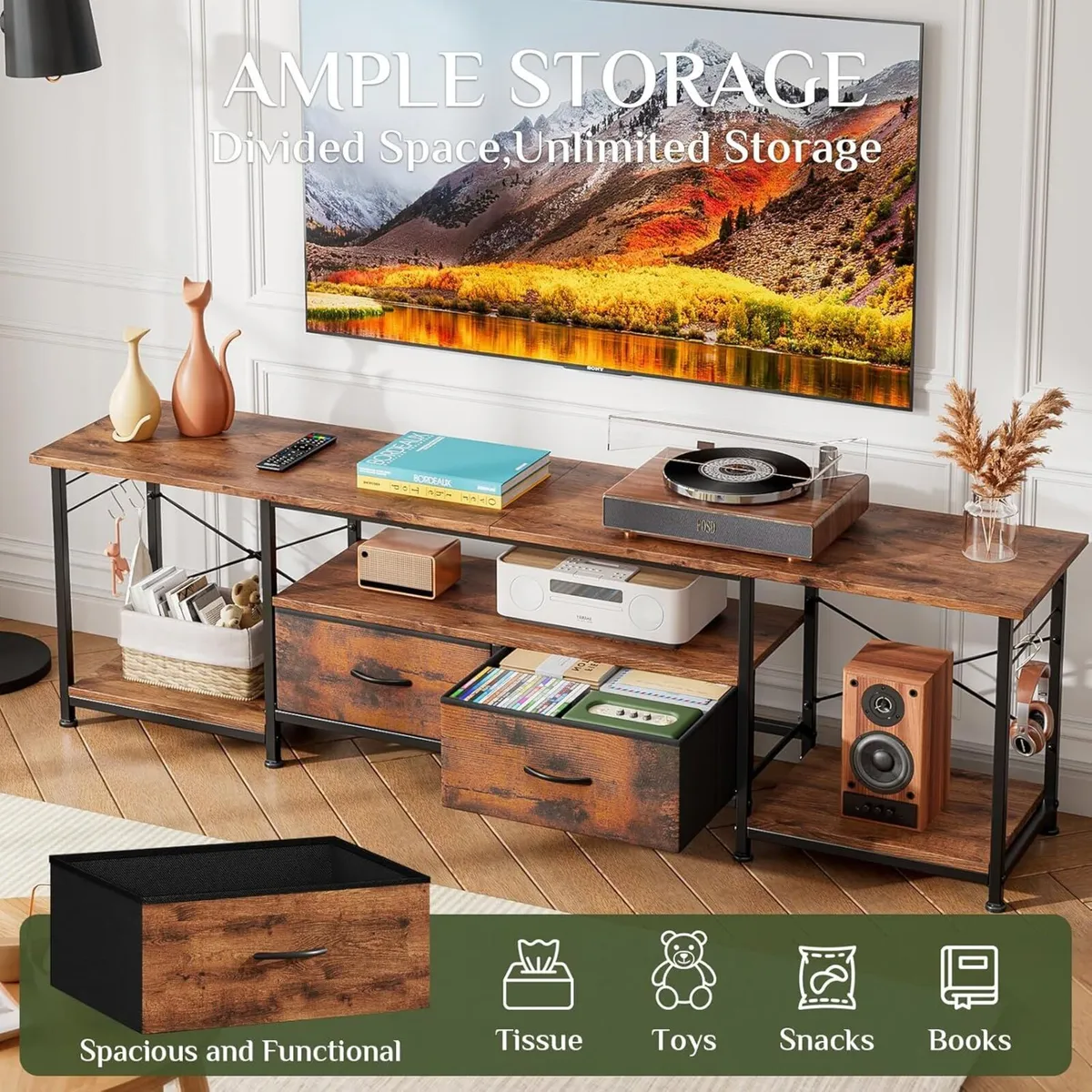 TV Stand Cabinet for Up to 70 Inch - Image 4