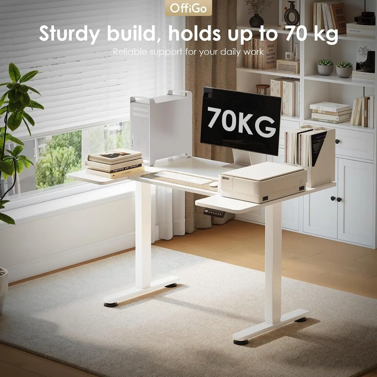 Adjustable Desk U Shaped Standing with 3 Memory - Image 4