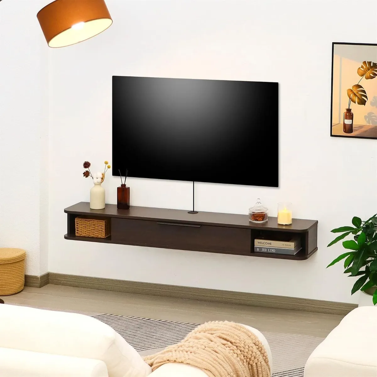 TV Cabinet Stand 140CM Floating Media Console - Image 4