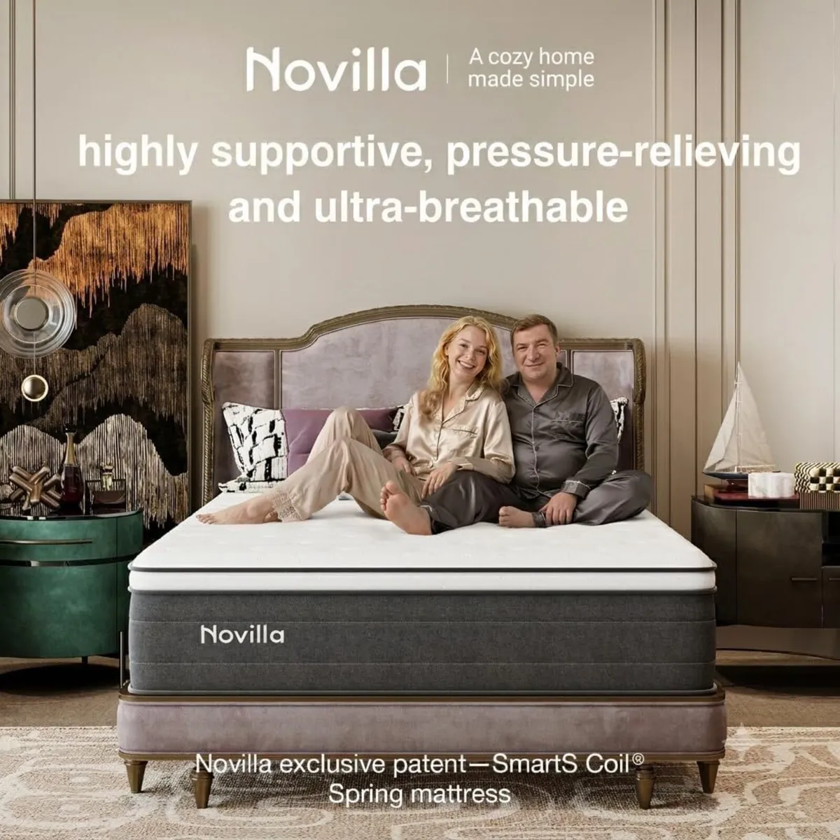 Mattress Medium Firm Memory Foam Hybrid - Image 2