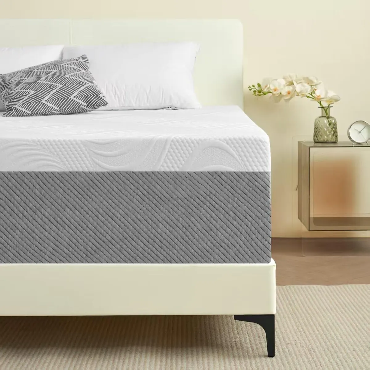 Mattress with Memory Foam and Anti-Mite Breathable - Image 1