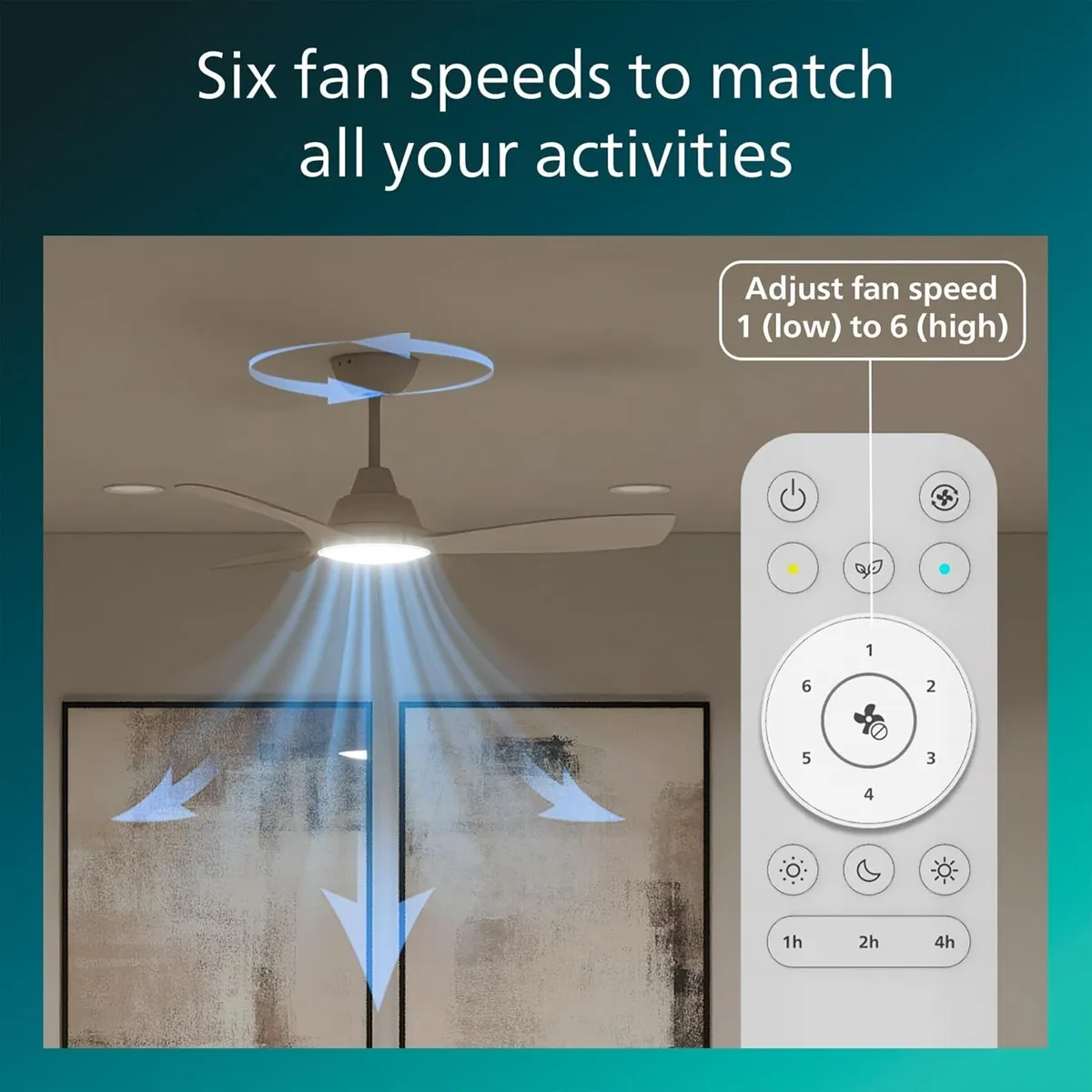 Ceiling Fan with LED Light 3 Blades 107 - Image 4