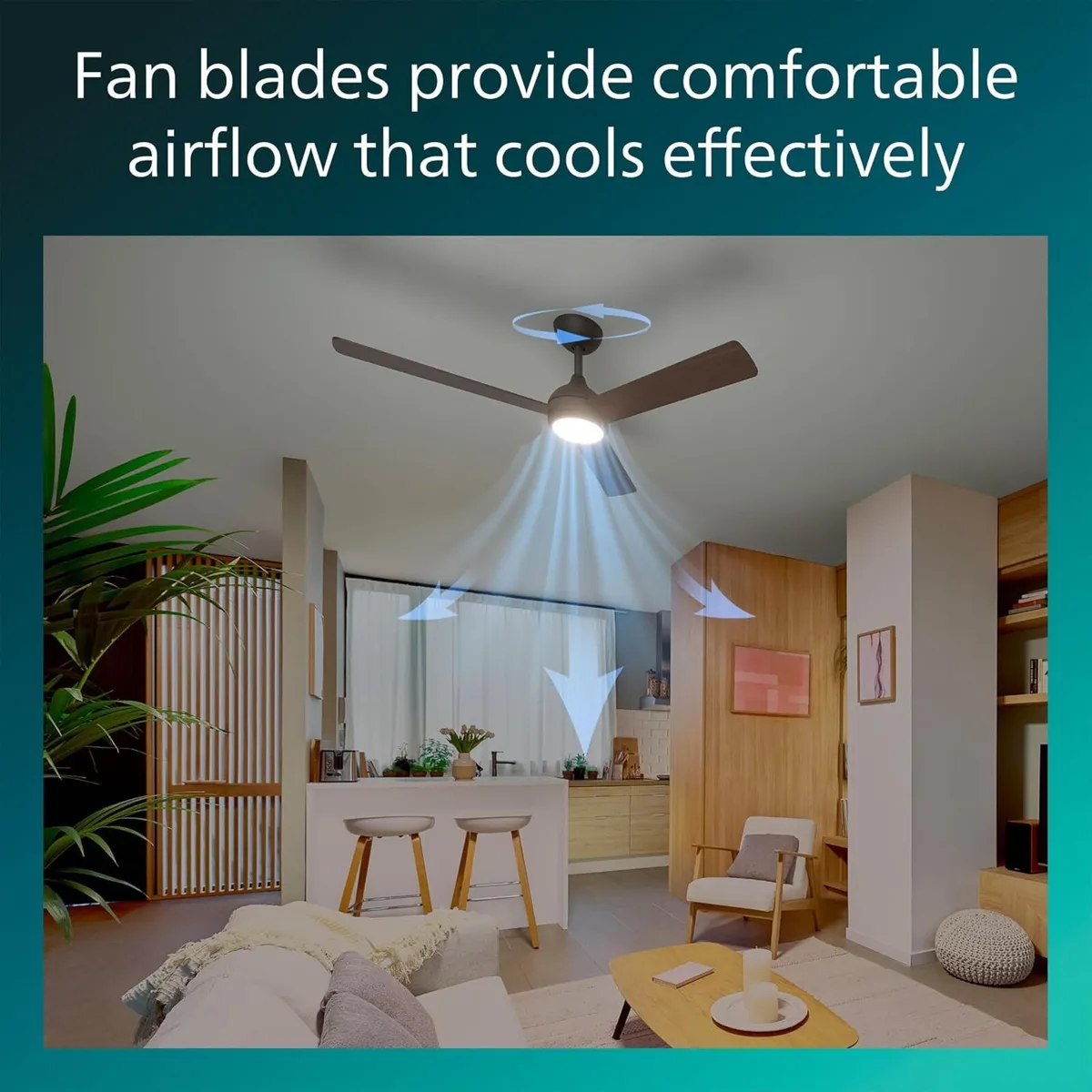 Ceiling Fan with LED Light 3 Blades 132 - Image 4