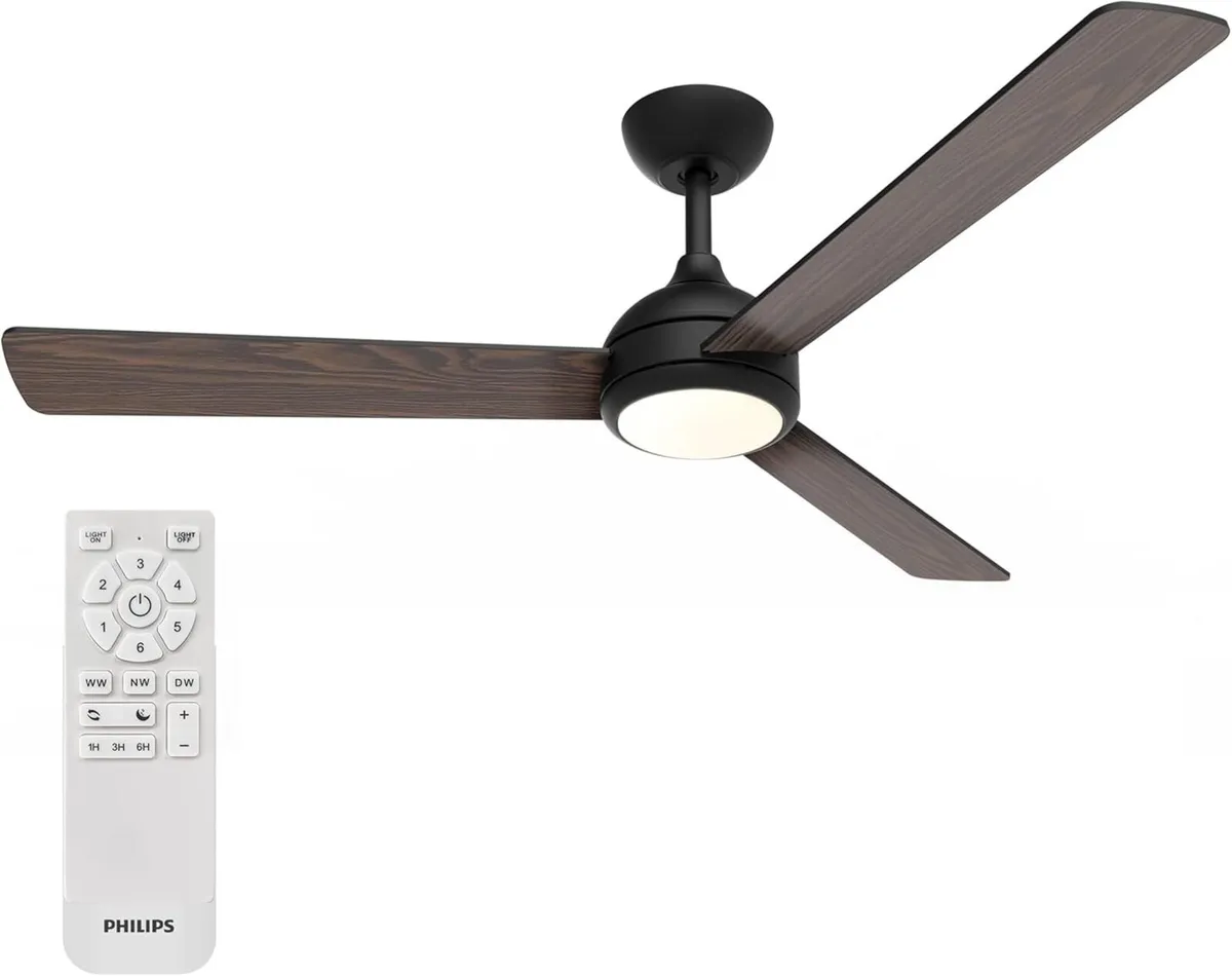 Ceiling Fan with LED Light 3 Blades 132 - Image 1