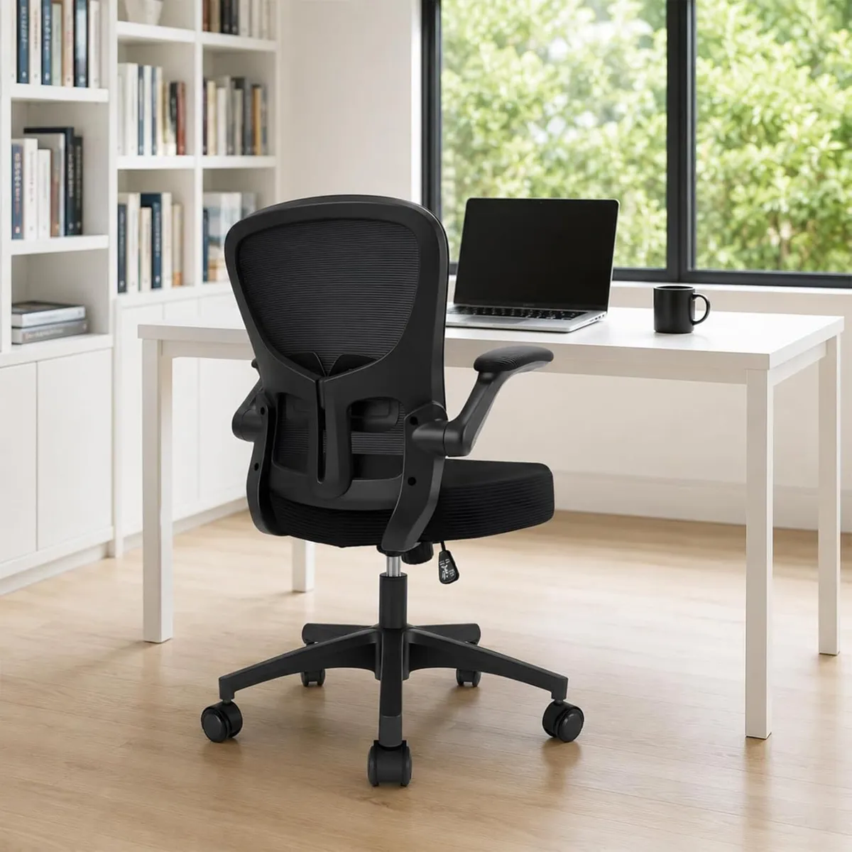 Ergonomic Office Chair Mesh Desk with Adjustable - Image 2