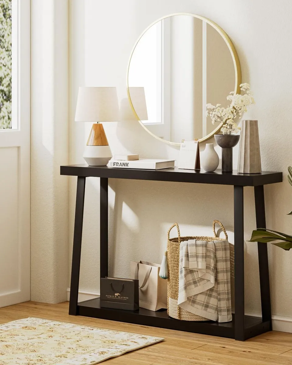 Console Table 2-Tier 120CM Long Hallway - Image 1