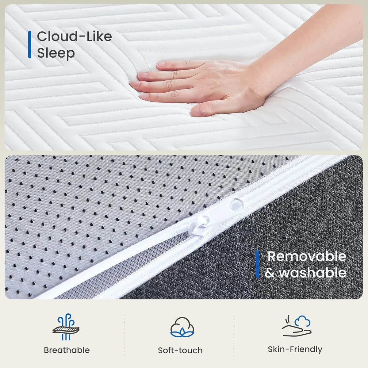 Mattress Memory Foam —medium Firm Orthopaedic - Image 3