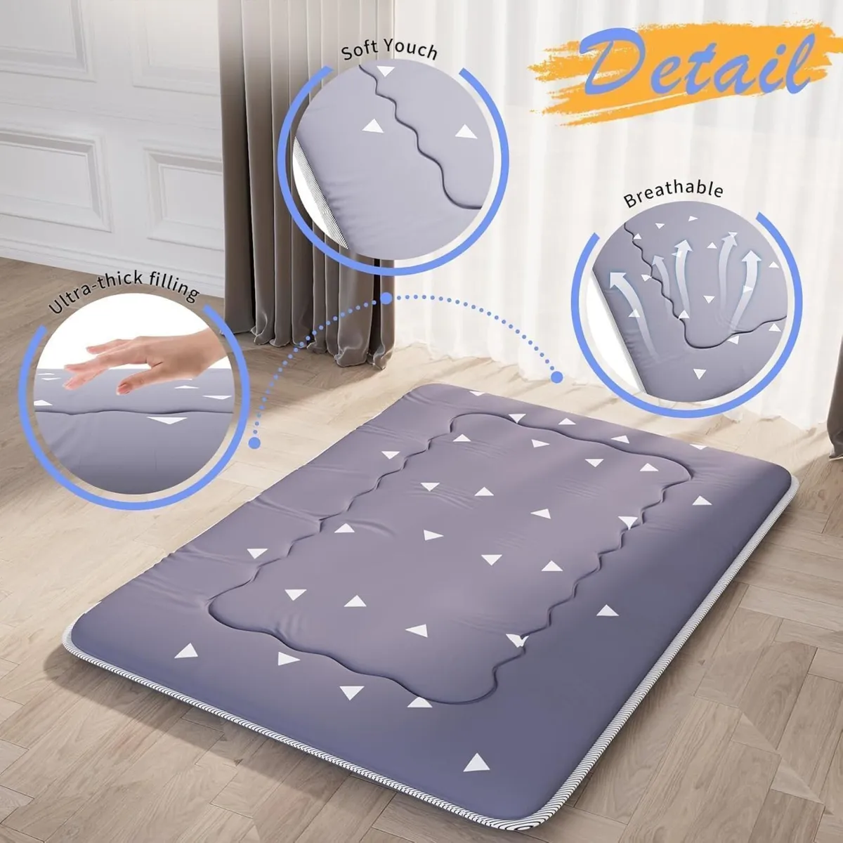 Futon Mattress Foldable Tatami Mat Portable - Image 4