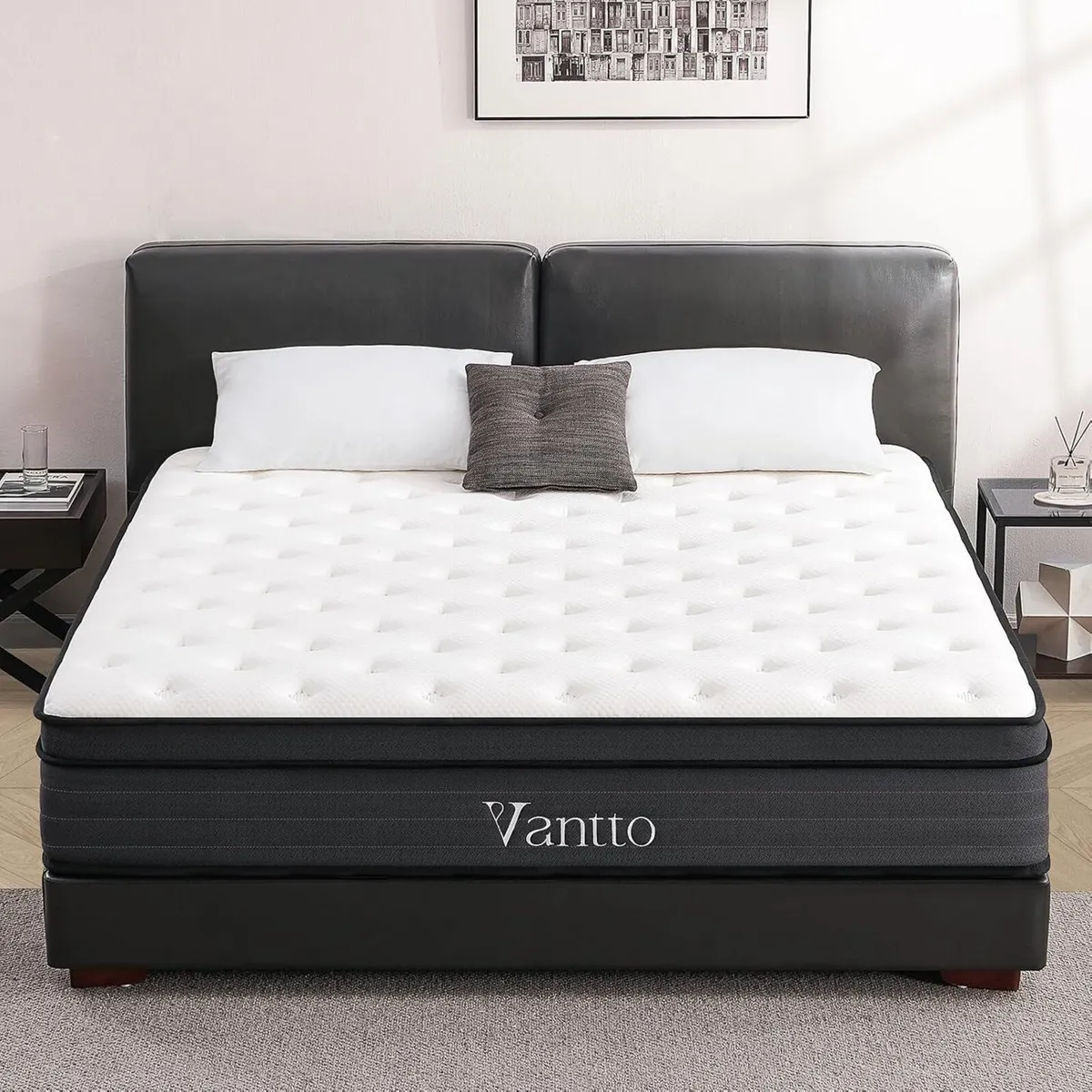Mattress Memory Foam Hybrid with Breathable - Image 1