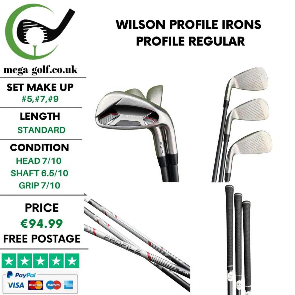 Wilson Profile Irons / #5,#7,#9 / Profile Regular - Image 1