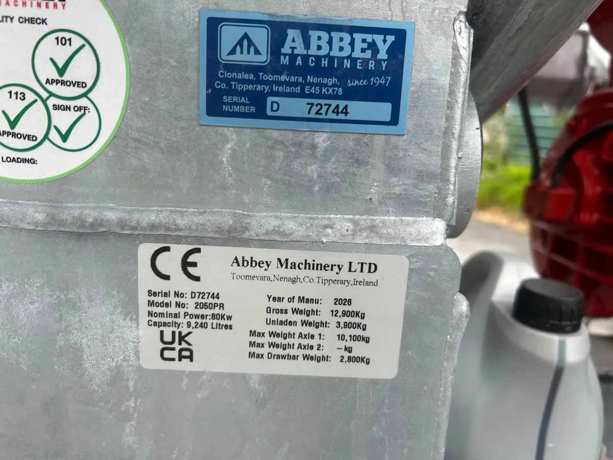 New Abbey 2050 Slurry Tank with Trailing Shoe - Image 2