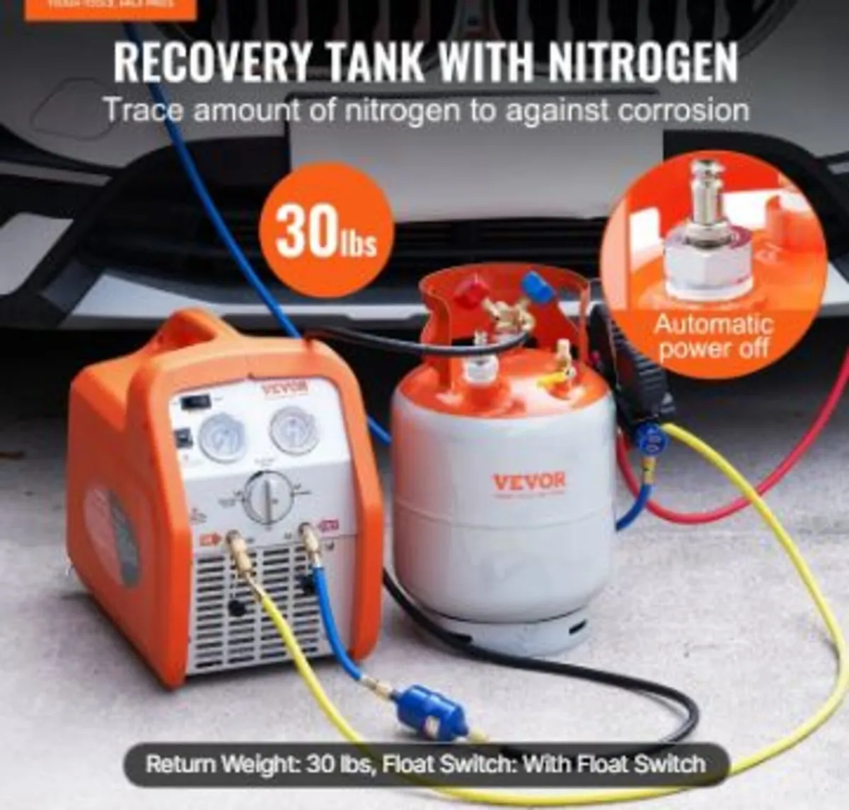 Refrigerant Recovery Reclaim 13.6 kg - Image 2