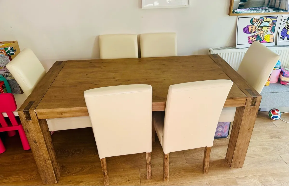 Dining table with chairs - Image 2