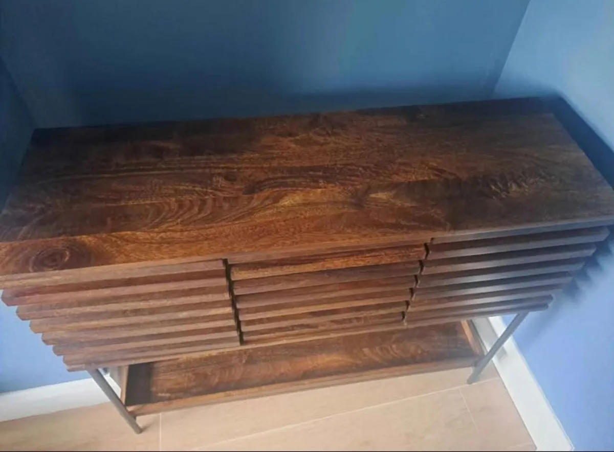 Solid Wood Sideboard / Console Table – Industrial - Image 3
