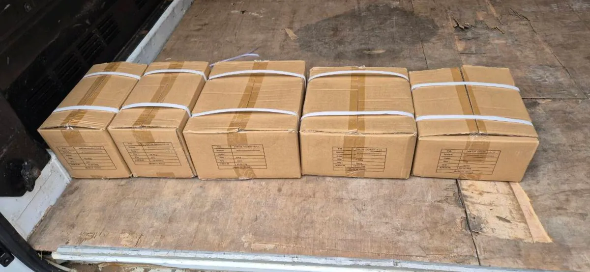 4xbrand new sets of rubber coated dumbbell sets - Image 2