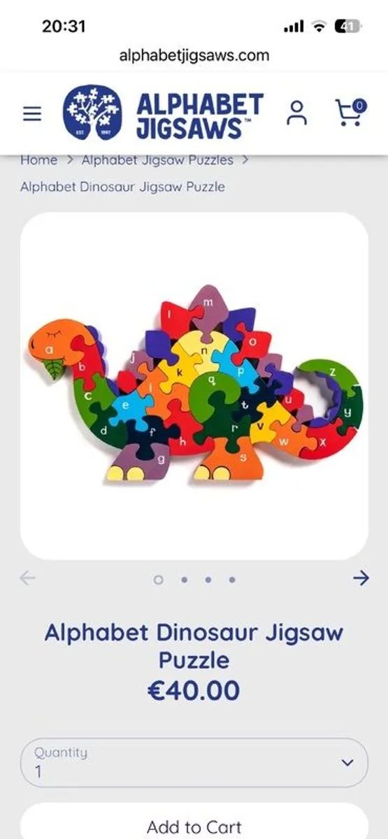 2 Original Alphabet Jigsaws - Image 4