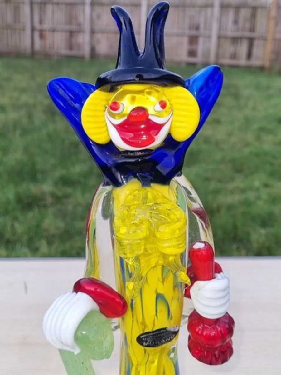 Murano glass clown figurine - Image 3