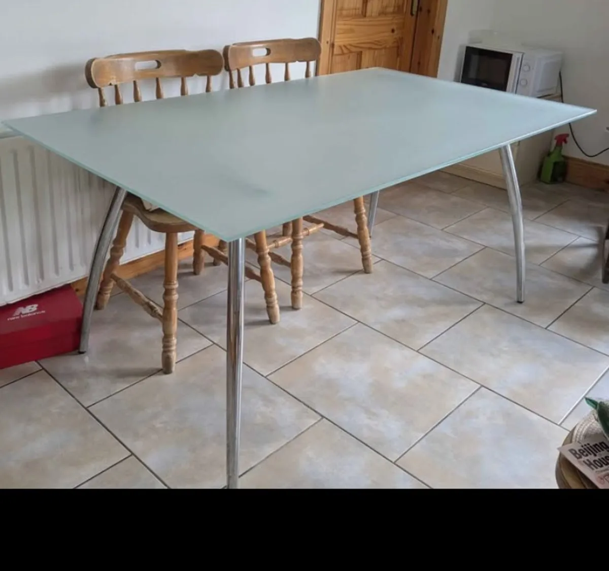 Glass table, free local delivery