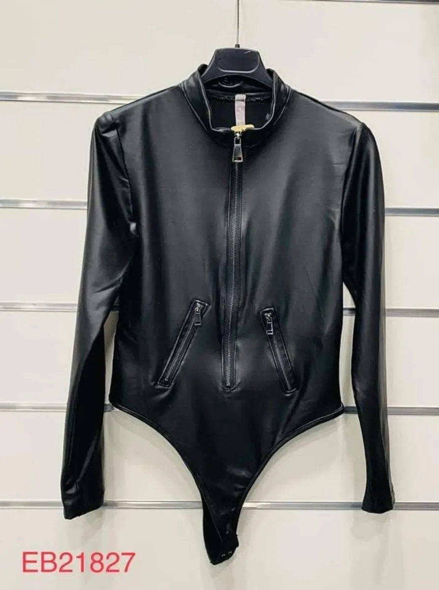 Sensual Bodysuit Eco Leather - Image 4