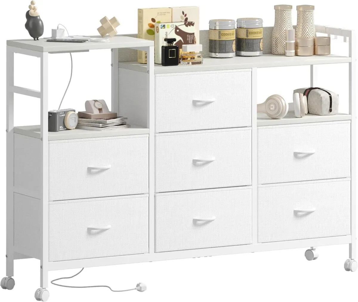 Large Chest of Drawers with Charging Station - Image 1
