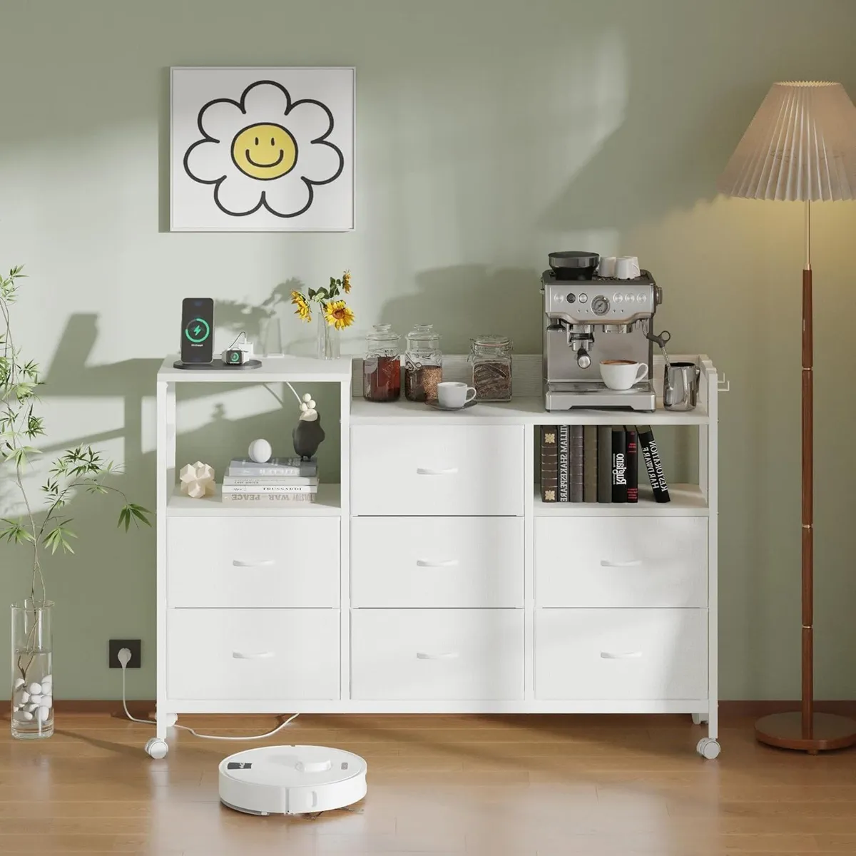 Large Chest of Drawers with Charging Station - Image 2