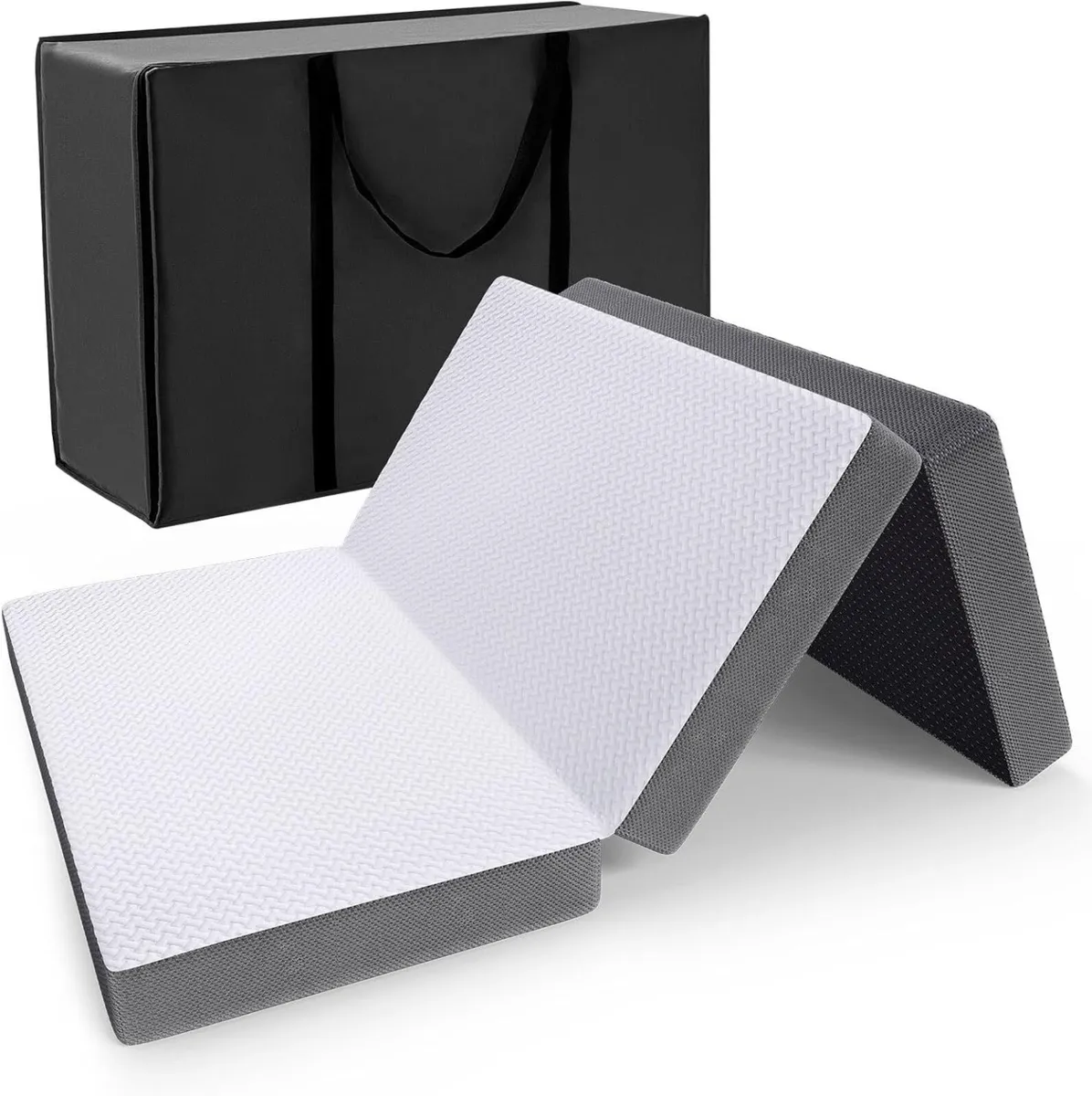 Foldable Folding Mattress Tri-Fold Memory Foam - Image 1