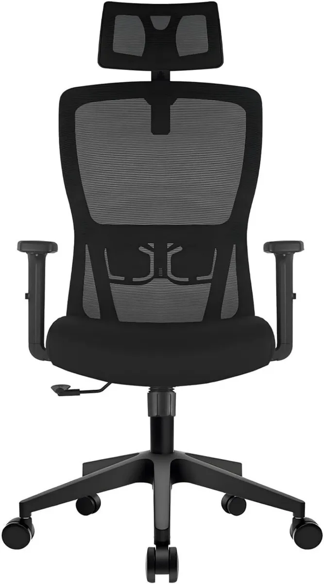 Office Chair Desk with Adjustable Headrest Lumbar - Image 1