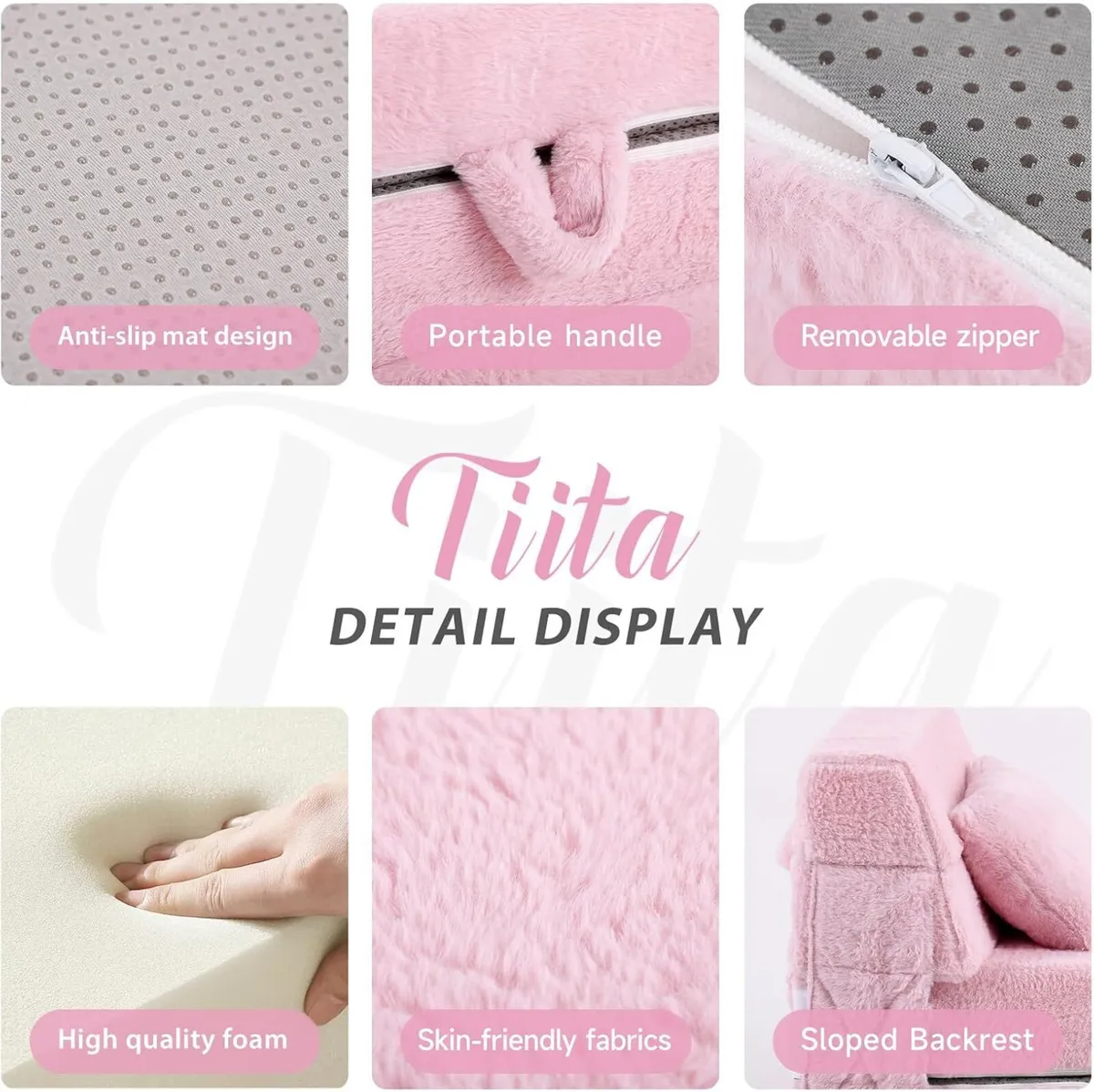 Folding Sofa Bed for Kids Quad-Fold Mattress - Image 4