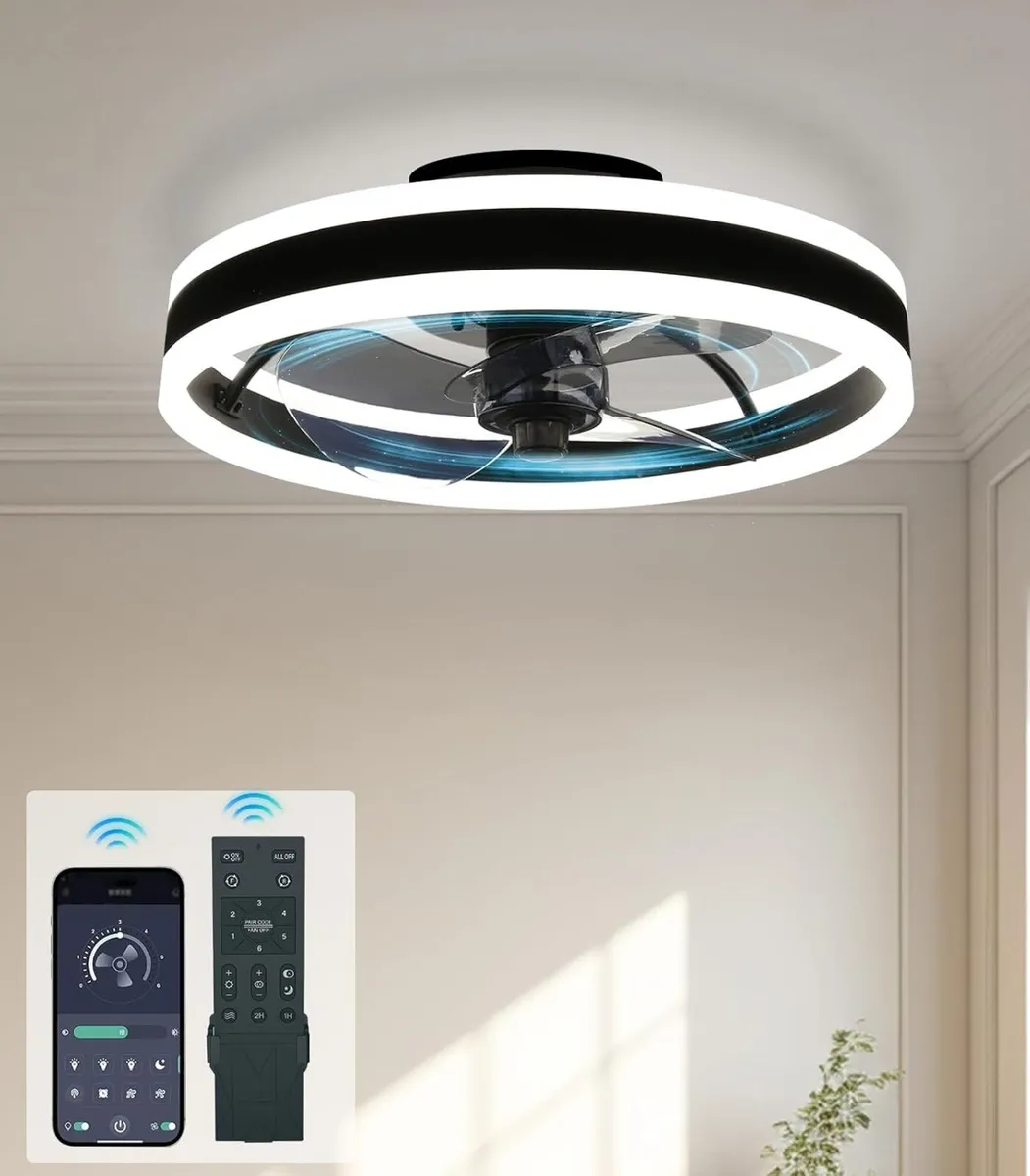 Ceiling Fans with Lights App Remote Control Quiet - Image 1