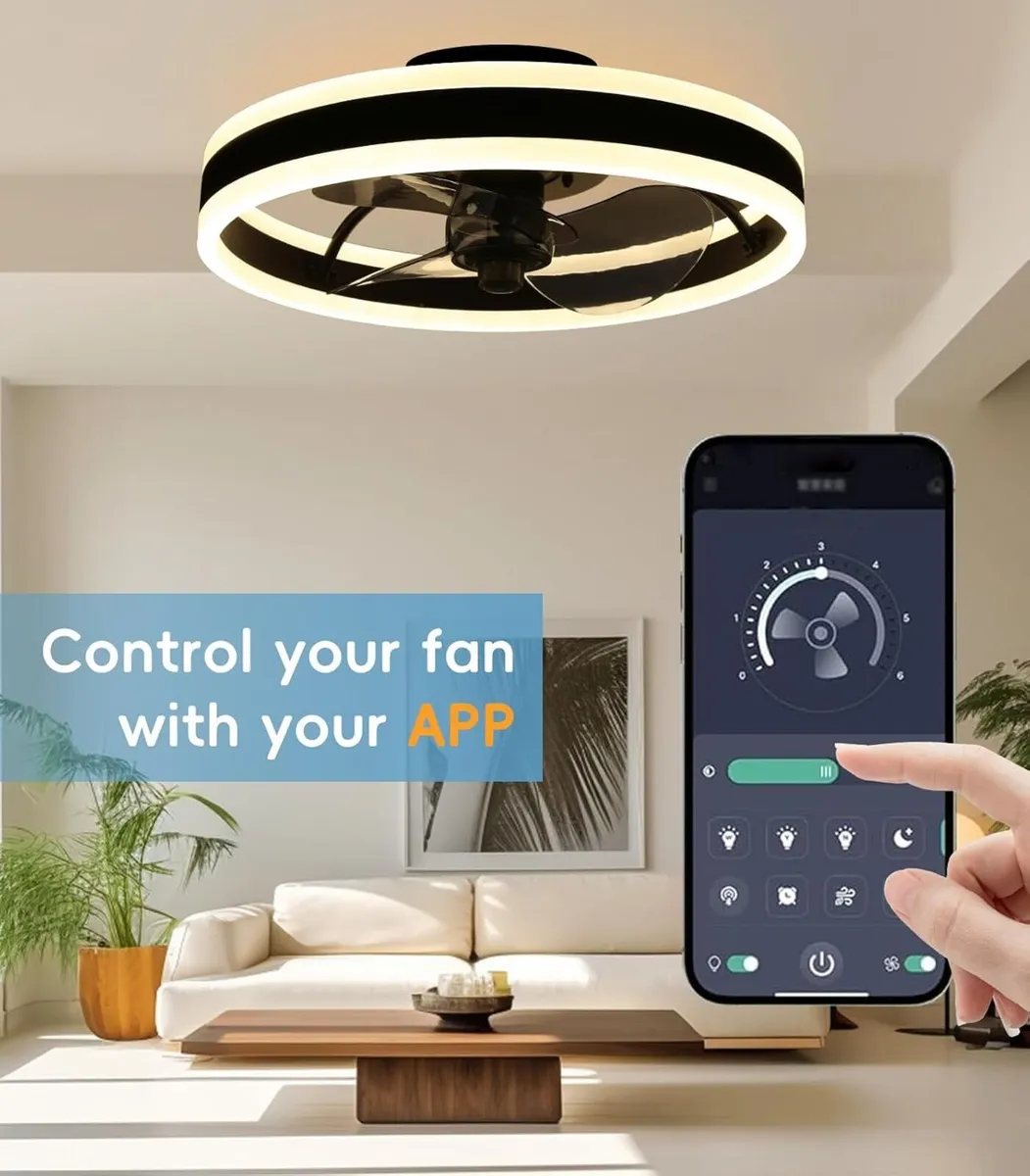 Ceiling Fans with Lights App Remote Control Quiet - Image 3
