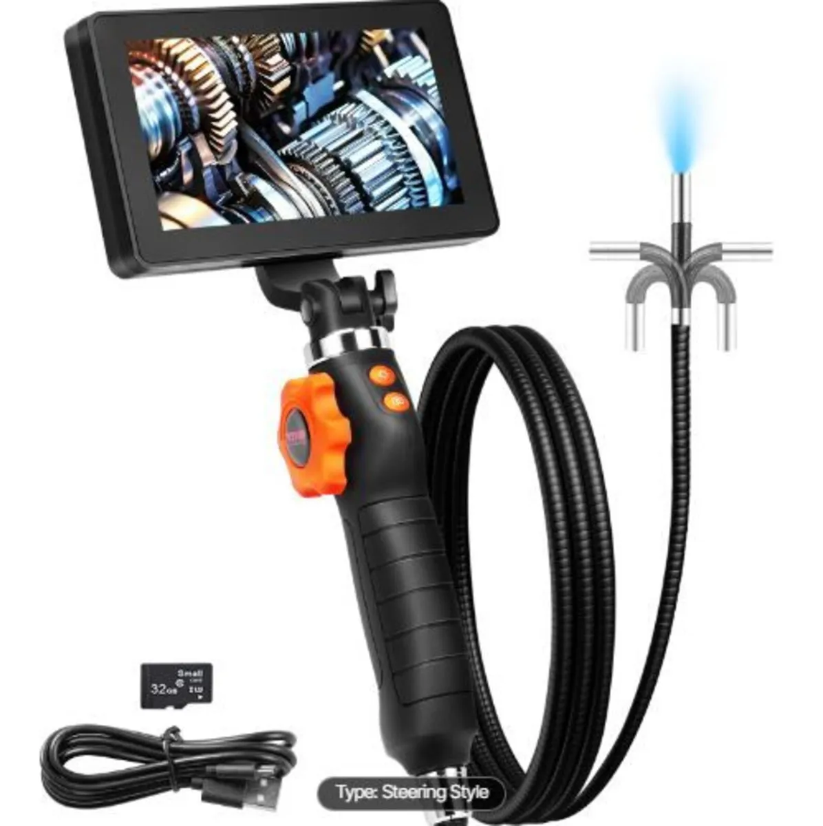 Articulating Borescope Camera with Light - Image 1