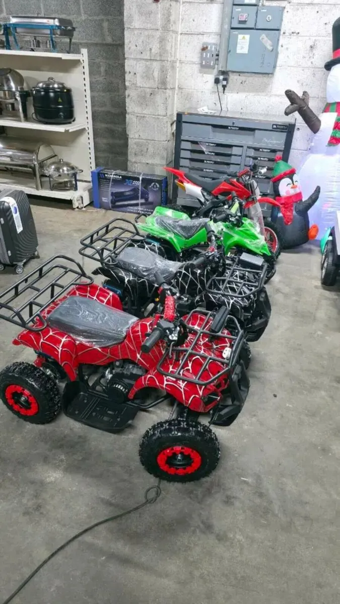 49cc Kids Quad Bike Electric & Pull Start - Image 4