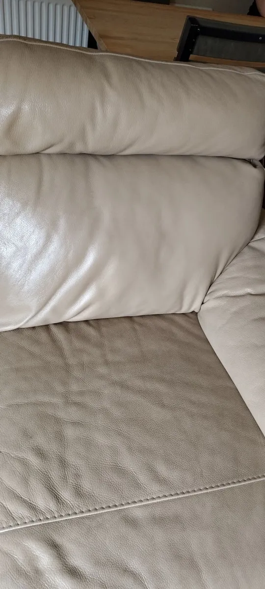 Leather 3 and 2 seat Couches - Image 4