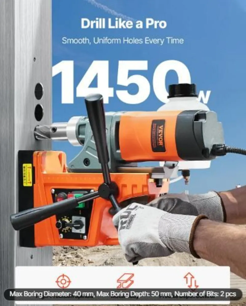 Magnetic Drill, 1450W Motor - Image 2