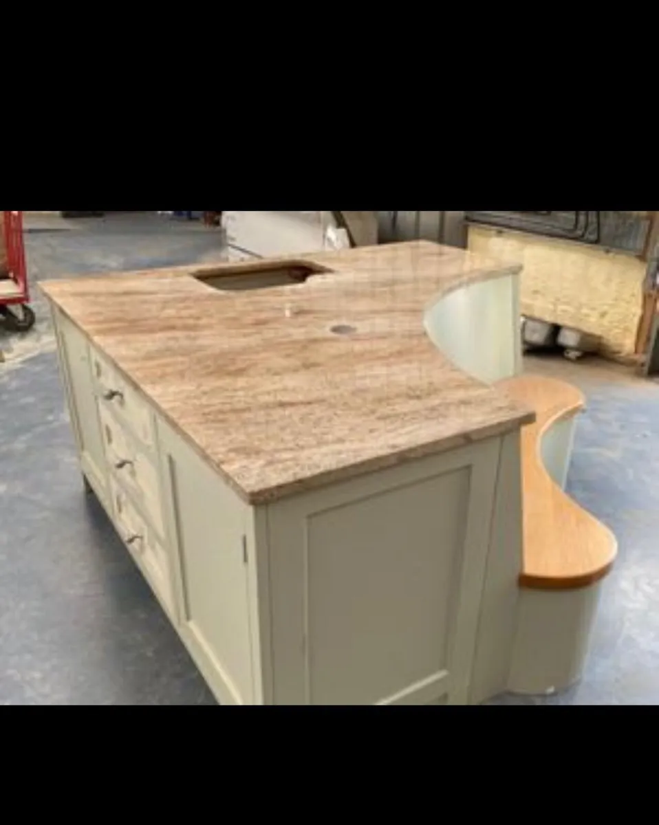 Unique Kitchen island with Bench Seating - Image 1