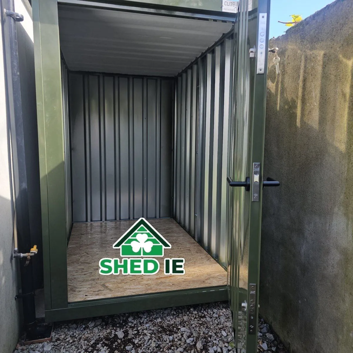 2m × 1.5m (6.6ft × 5ft) CUBE Heavy Duty Steel Shed - Image 4
