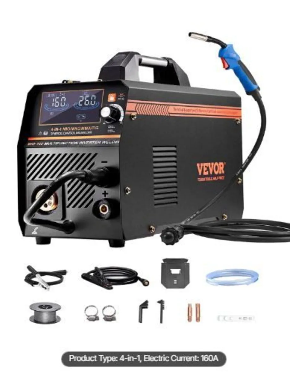 MIG Welder, 160A Synergic Mig Welding - Image 1