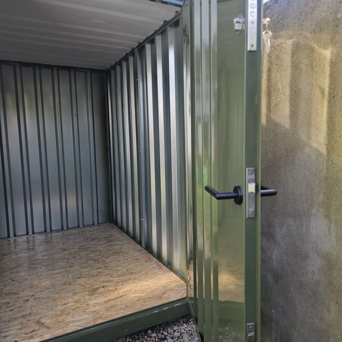 2m × 1.5m (6.6ft × 5ft) CUBE Heavy Duty Steel Shed - Image 2