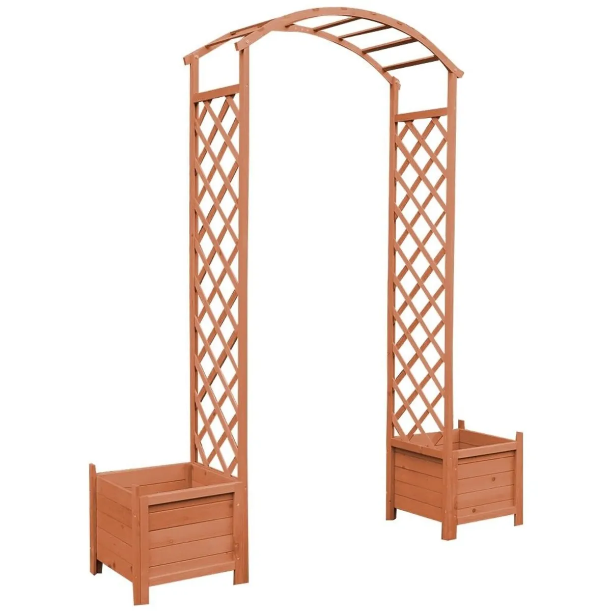 Trellis Rose Arch Brown Climbing Aid-FREE Delivery - Image 4