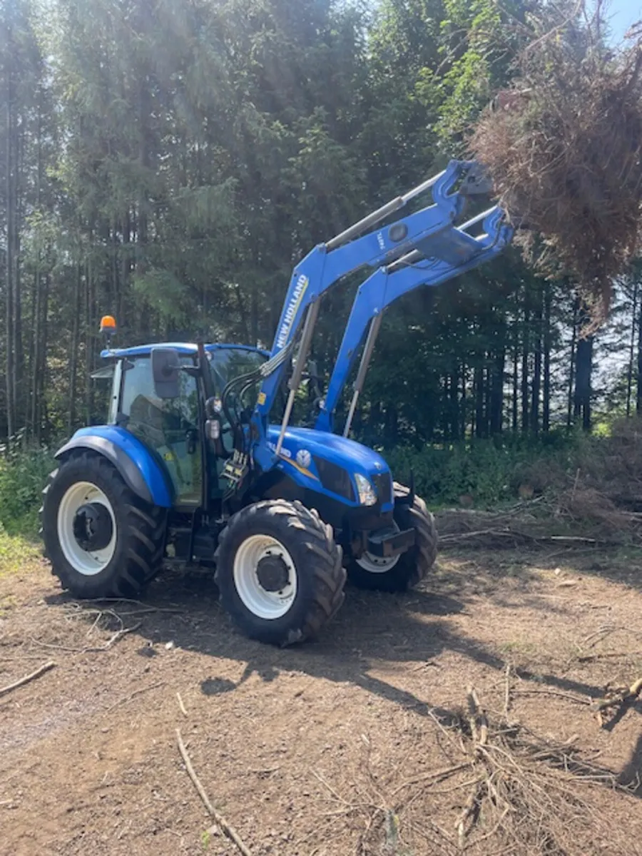 2018 New Holland T5.105 D/C c/w 740TL Loader - Image 1