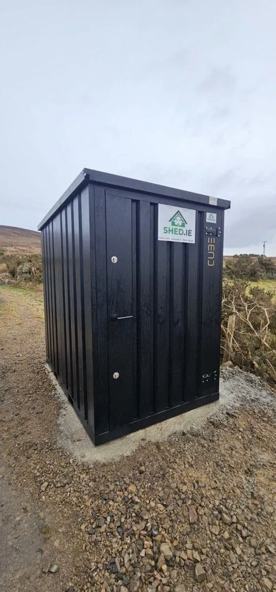 2m × 1.5m (6.6ft × 5ft) CUBE Heavy Duty Steel Shed - Image 4