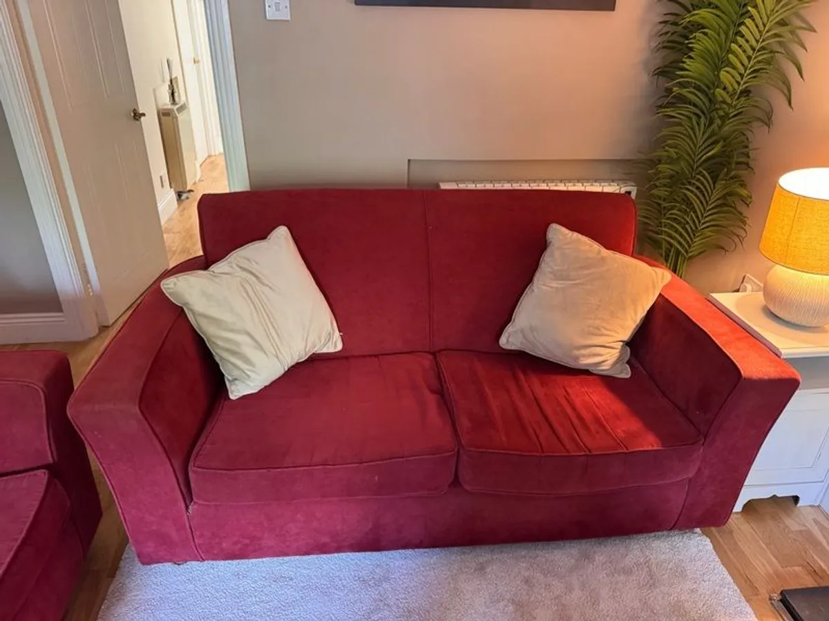 Two 2 seater couches - Image 1