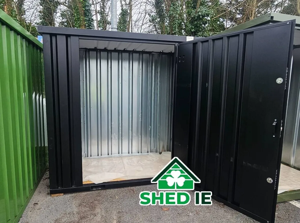 1m × 2m (3.3ft × 6.6ft) CUBE Heavy Duty Steel Shed - Image 3