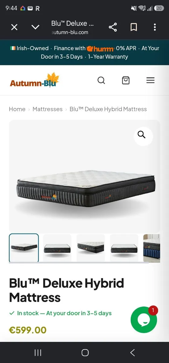 king size mattresses Autum Blu - Image 2
