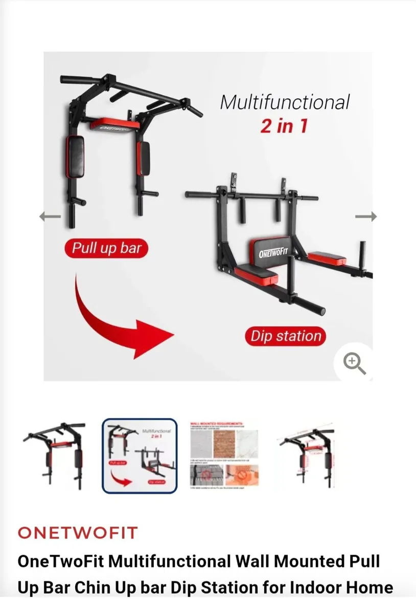 Pull up/chin up bar - Image 1