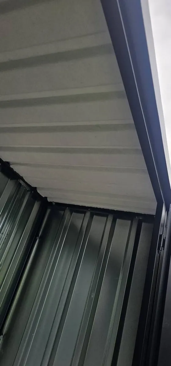 1m × 2m (3.3ft × 6.6ft) CUBE Heavy Duty Steel Shed - Image 3