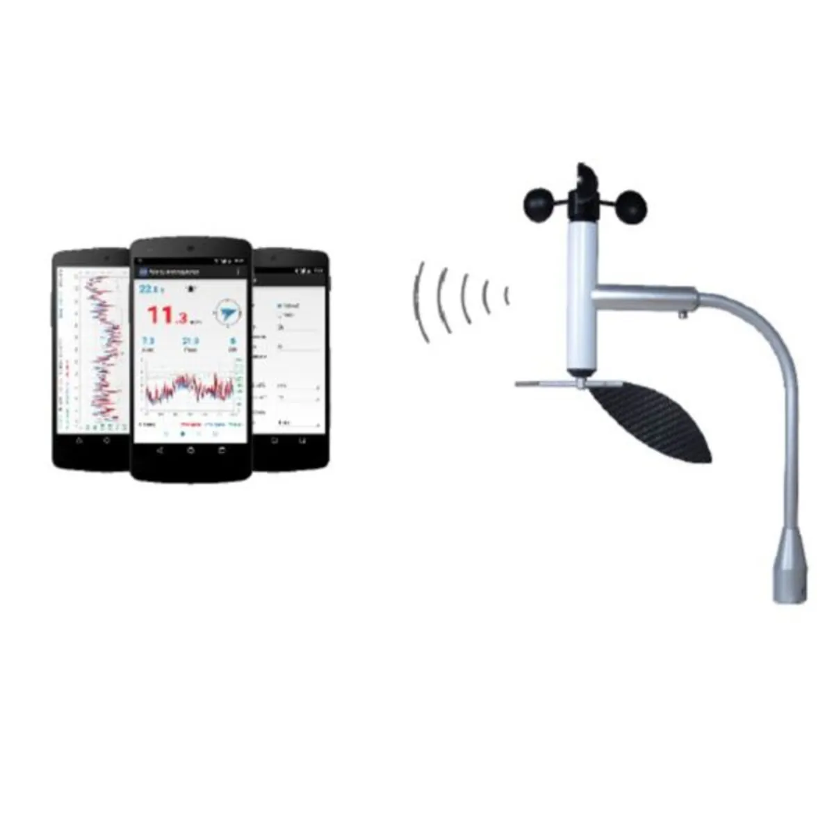 Anemometer Navis Windy B/SD