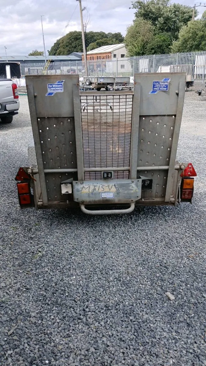 9x4ft Ifor Williams beavertail plant trailer - Image 4