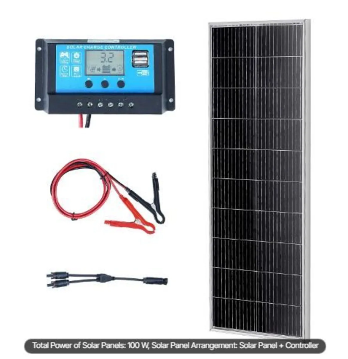 100W Monocrystalline Solar Panel Kit - Image 4